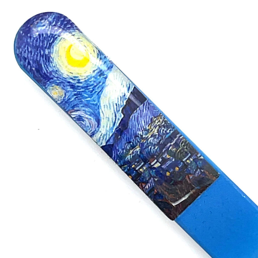 Glass Nail File Accessories World Collection The Starry Night - Vincent van Gogh 