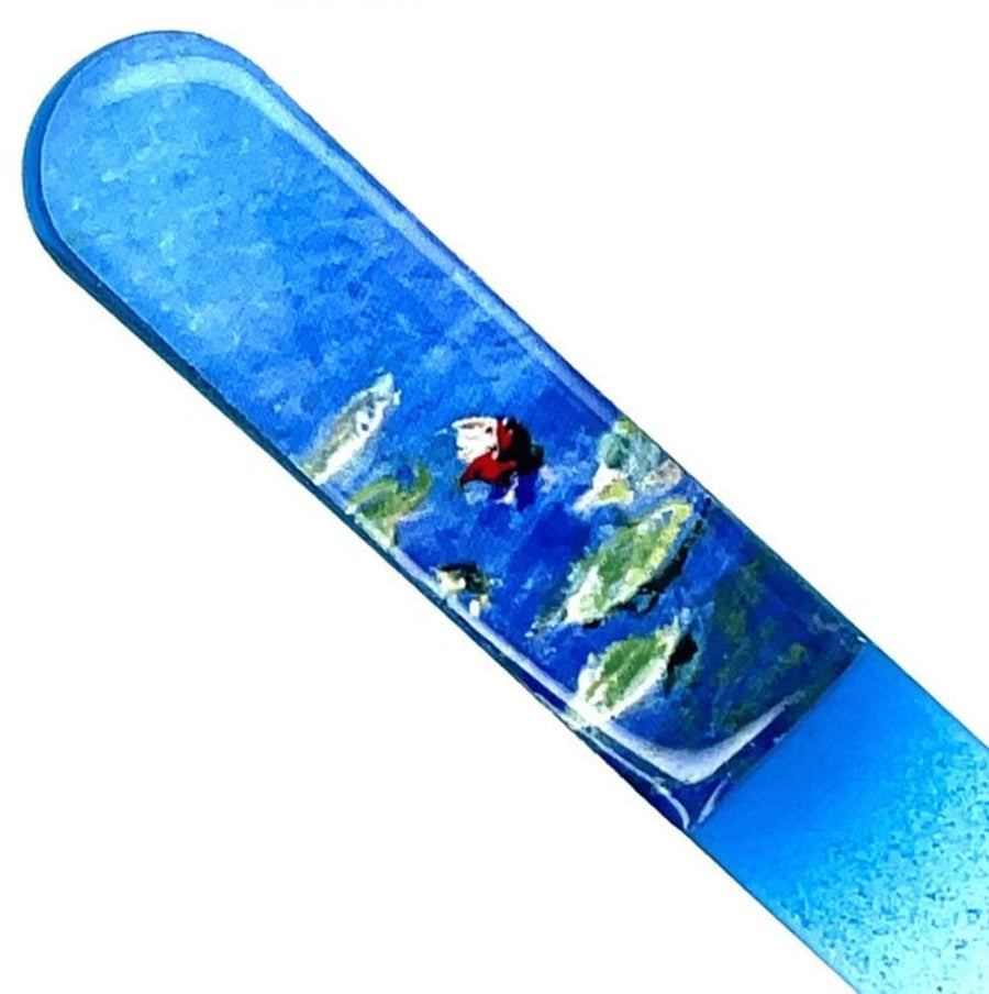 Glass Nail File Accessories World Collection Water Lilies - Claude Monet 