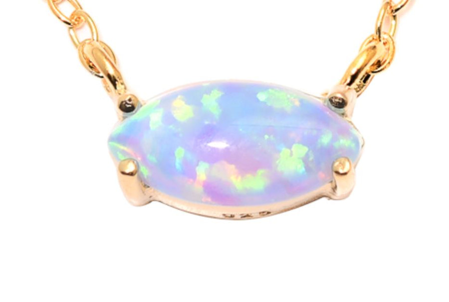 Gold Opalised Eye Necklace Gammies 