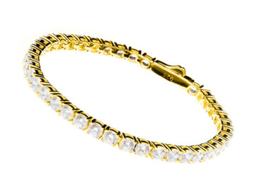 Gold Tennis Bracelet Jewellery Sybella 