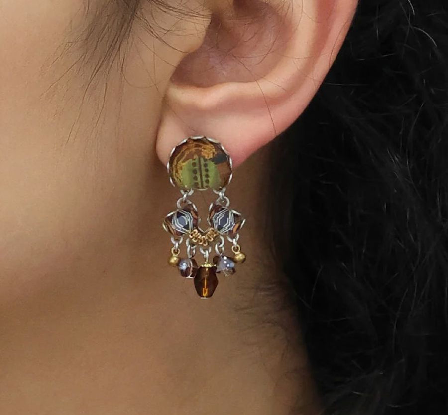 Golden Lara Earrings Earrings Ayala Bar 