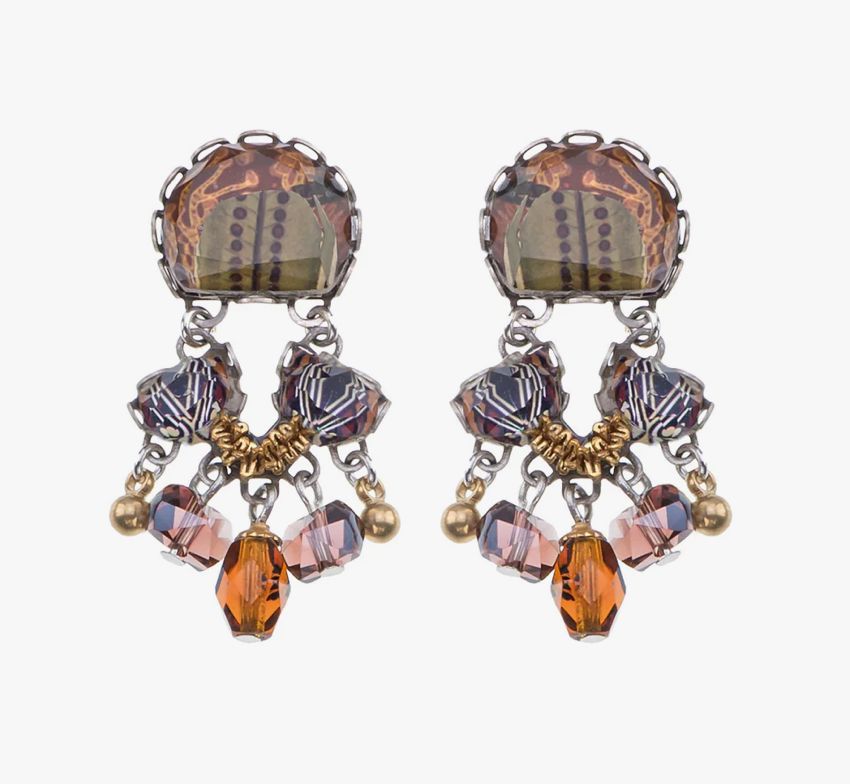 Golden Lara Earrings Earrings Ayala Bar 