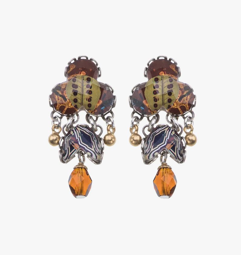 Golden Orzaya Earrings Earrings Ayala Bar 
