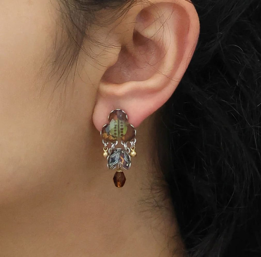 Golden Orzaya Earrings Earrings Ayala Bar 