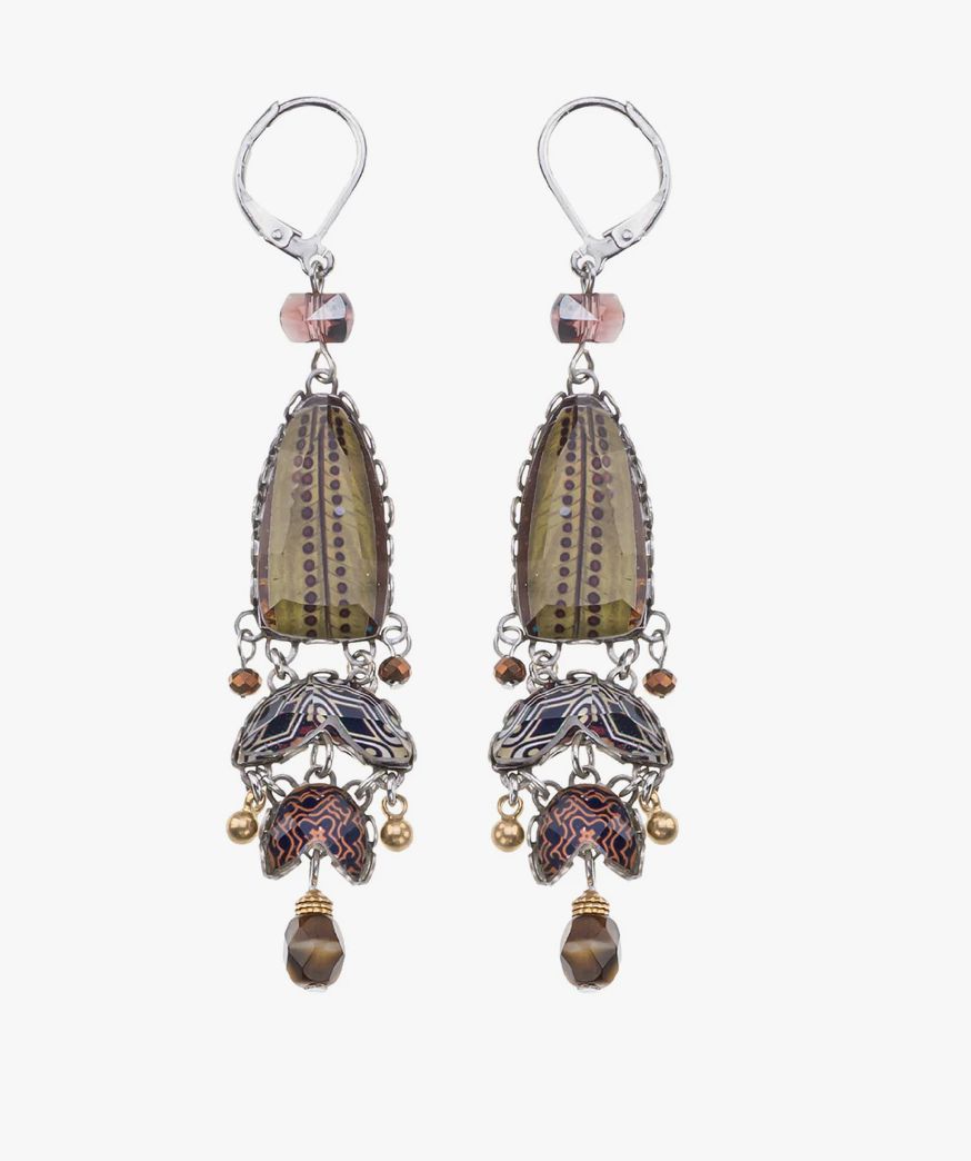 Golden Zema Earrings Earrings Ayala Bar 