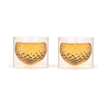 Golf Ball Glasses 2pcs Set IsAlbi 