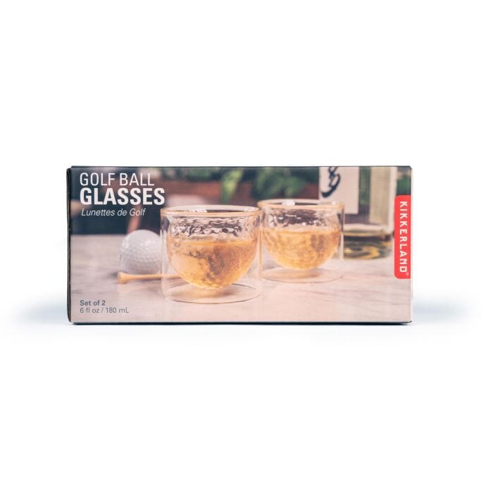 Golf Ball Glasses 2pcs Set IsAlbi 