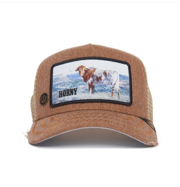 Goorin Bros Trucker Cap - Model No. H02NY Hat LUFEMA Brown 