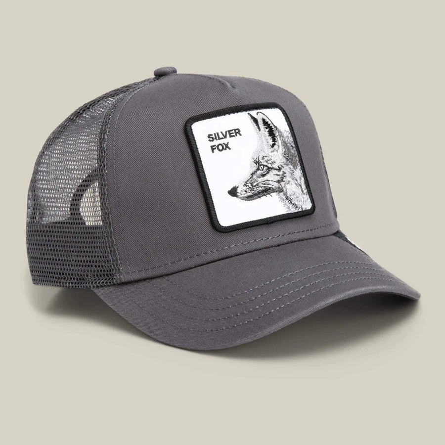 Goorin Bros Trucker Cap - Silver Foxxx Cap LUFEMA 