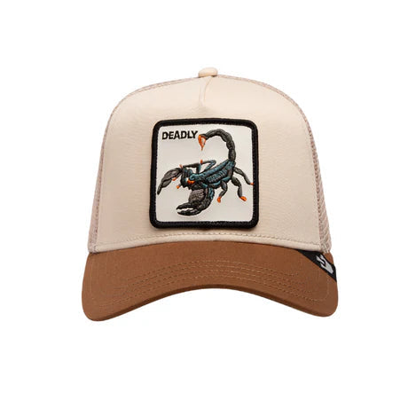 Goorin Bros Trucker Cap - The Deadliest Scorpion Cap LUFEMA Taupe 