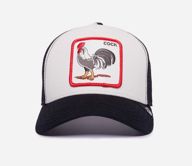 Goorin Bros Trucker Cap - The Rooster Cap LUFEMA Black / White 