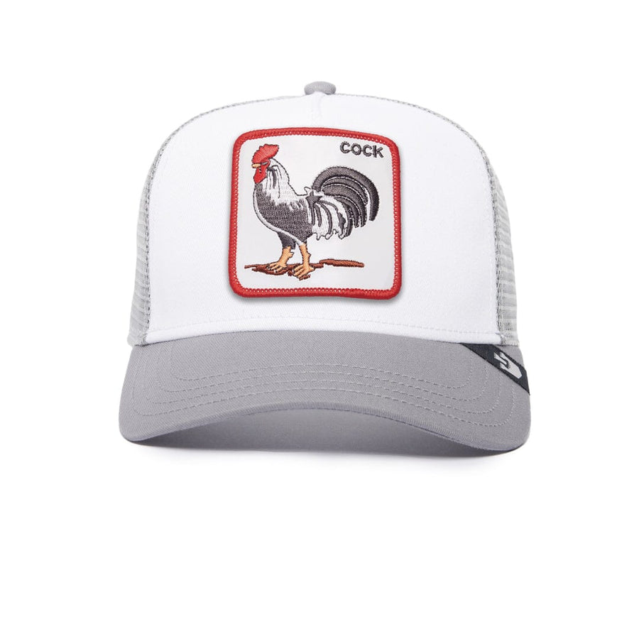 Goorin Bros Trucker Cap - The Rooster Cap LUFEMA Light Grey 