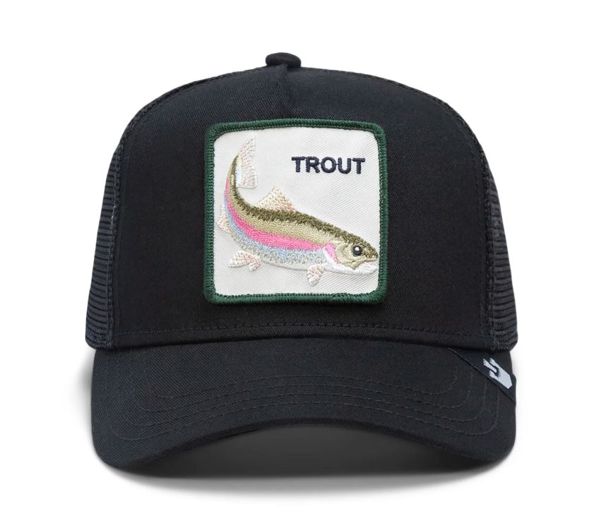 Goorin Bros Trucker Cap - Trout Cap LUFEMA Black 