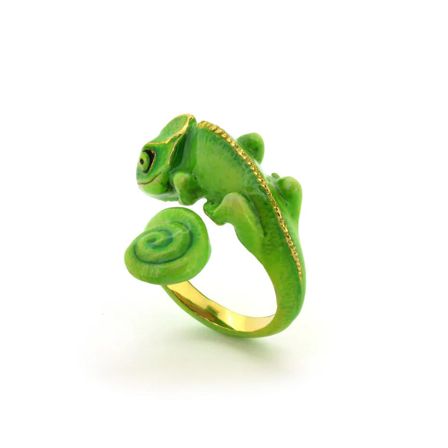 Green Chameleon Ring Jewellery Good After Nine TH 