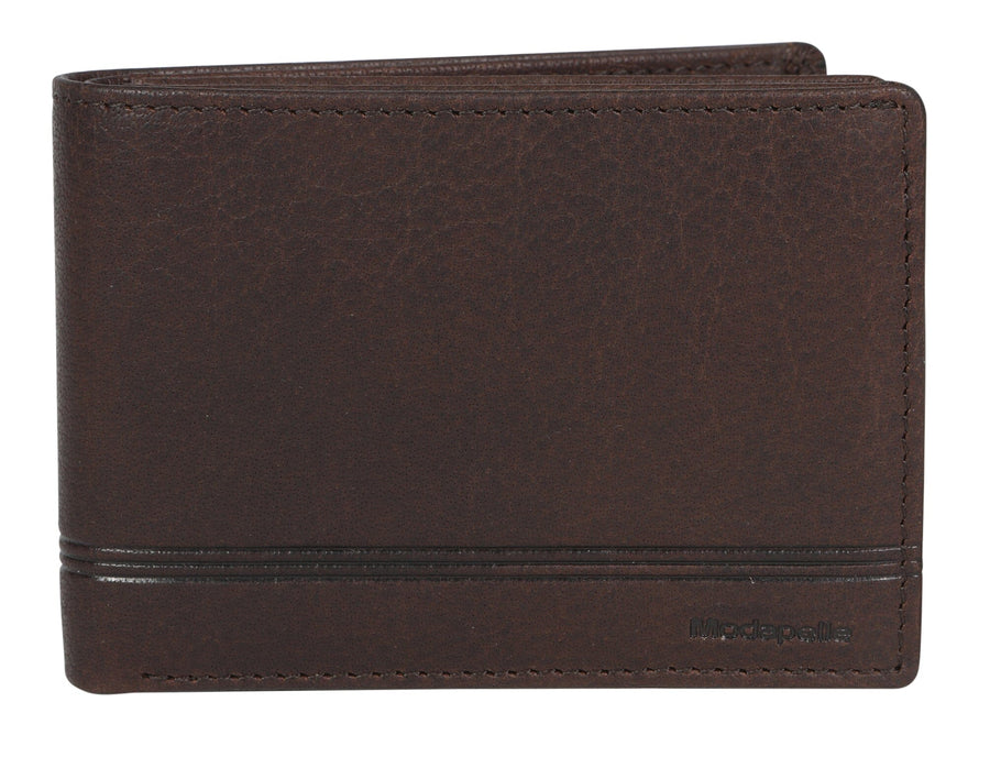 Halston Leather Wallet Wallet Modapelle Brown 