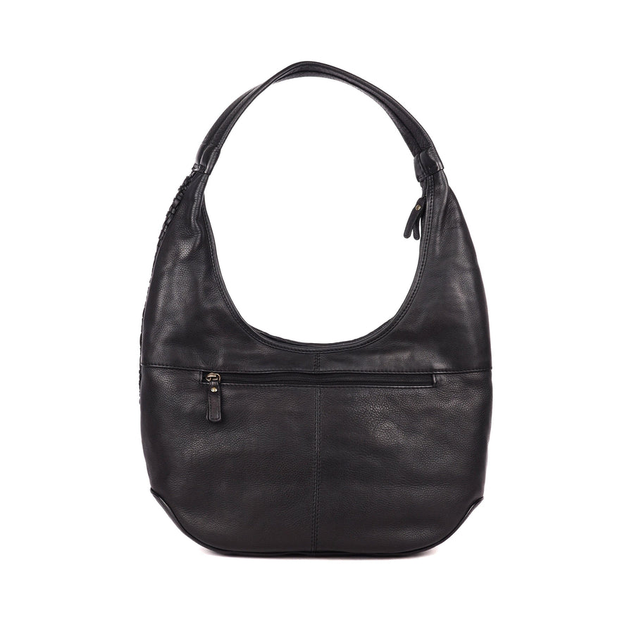 Hobart Woven Leather Shoulder Bag Bag Oran 