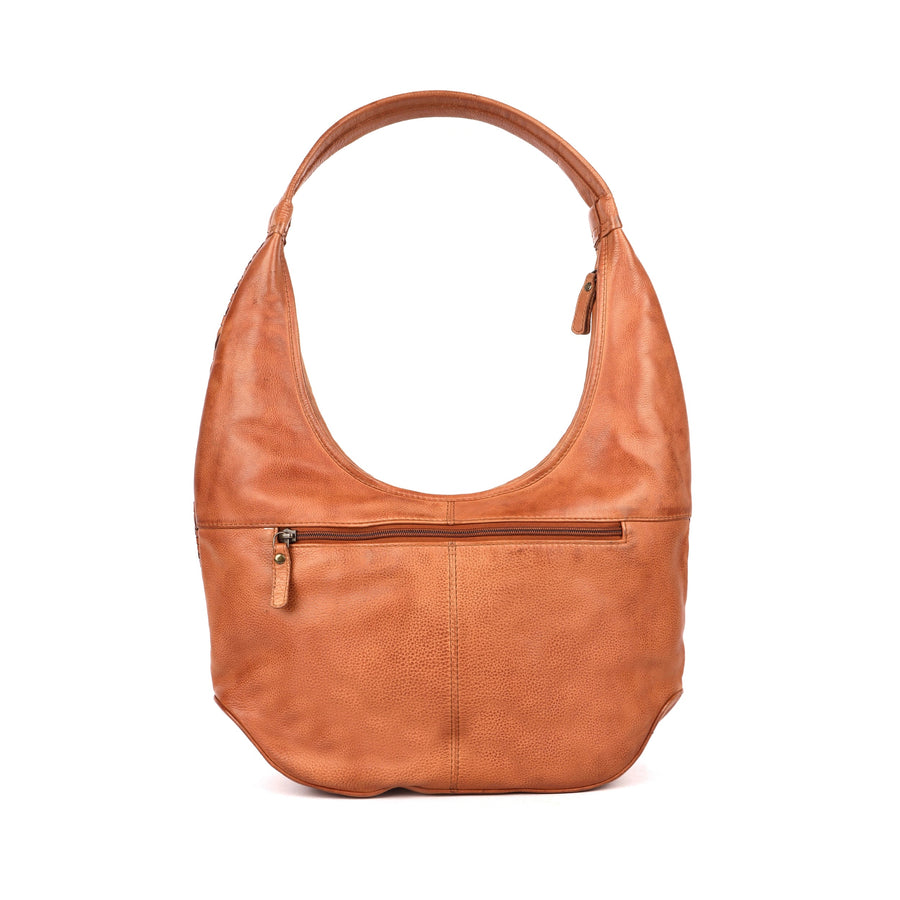 Hobart Woven Leather Shoulder Bag Bag Oran 