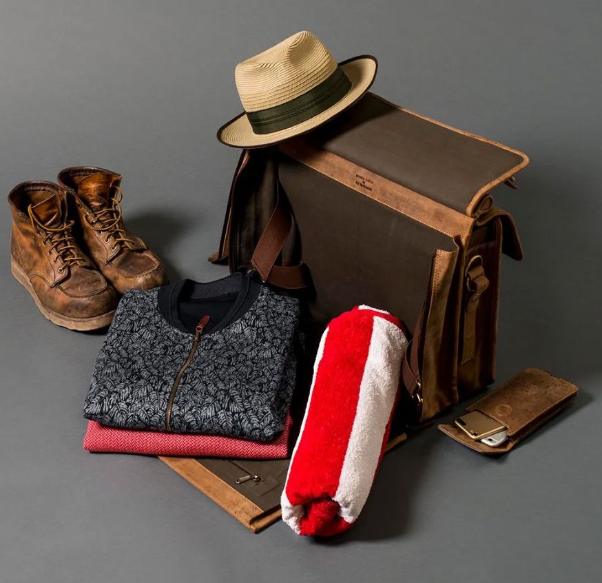 I Ain't Never Leather Briefcase Bag JLP 