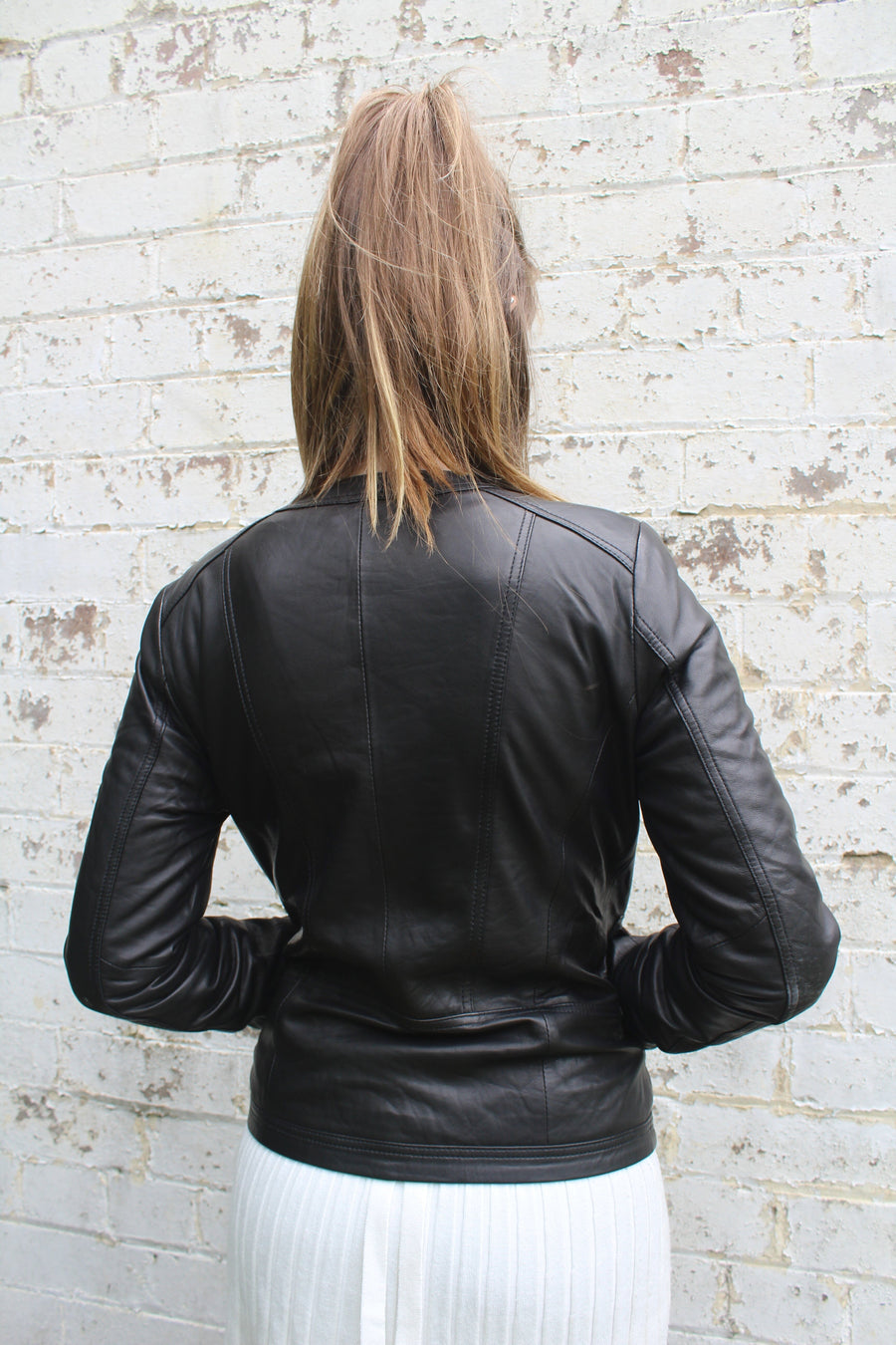 Imogen Leather Jacket Jacket Makeda 