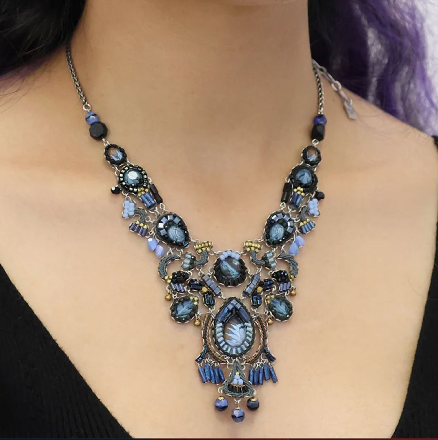 Indigo Lunar Necklace Necklace Ayala Bar 