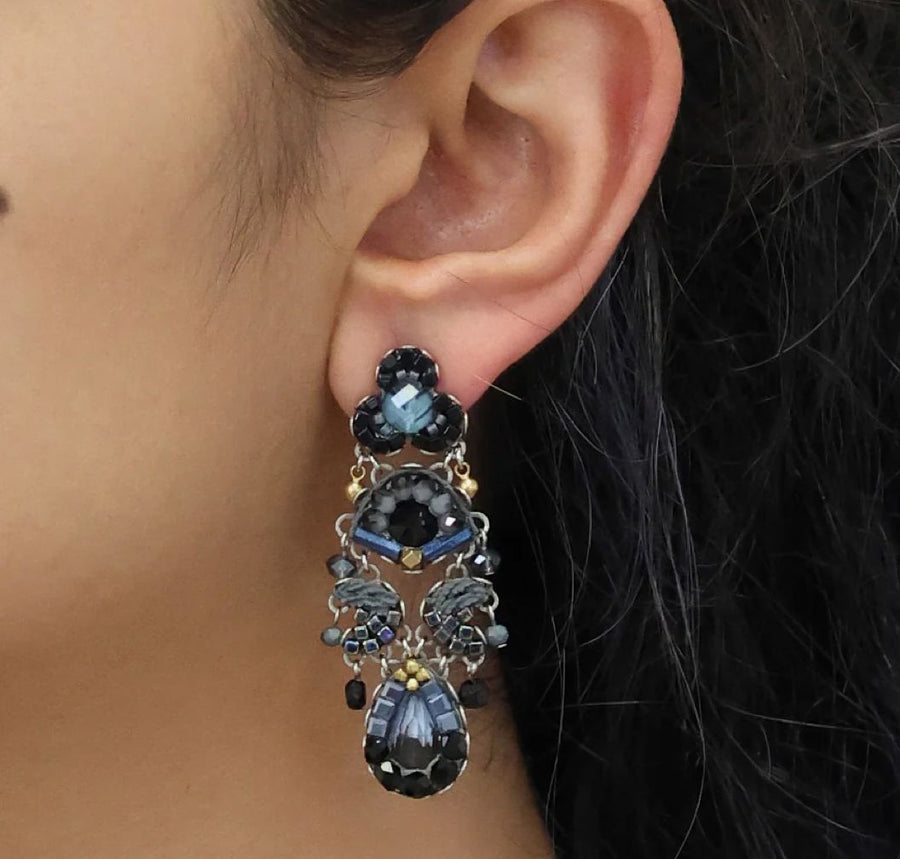 Indigo Marina Earrings Necklace Ayala Bar 
