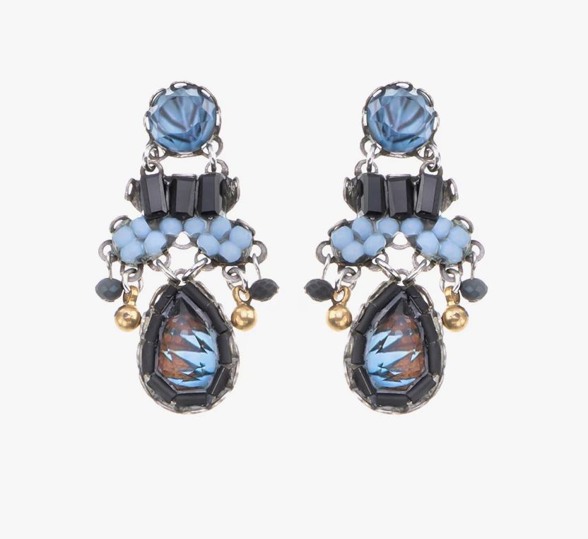 Indigo Mazu Earrings Earrings Ayala Bar Post 