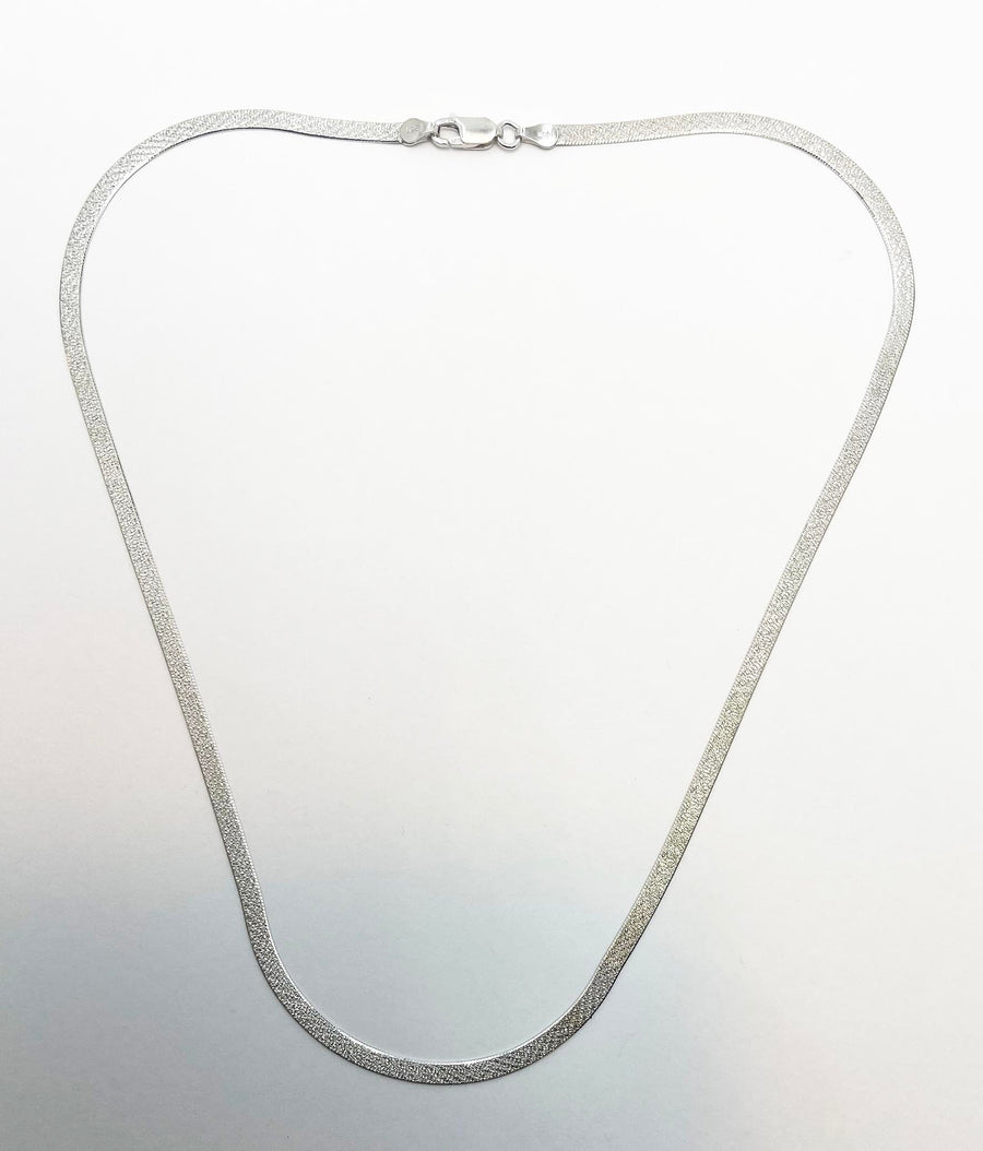 Italian Reversible Silver 4mm Necklace Women's Jewellery Teddy Sinclair 