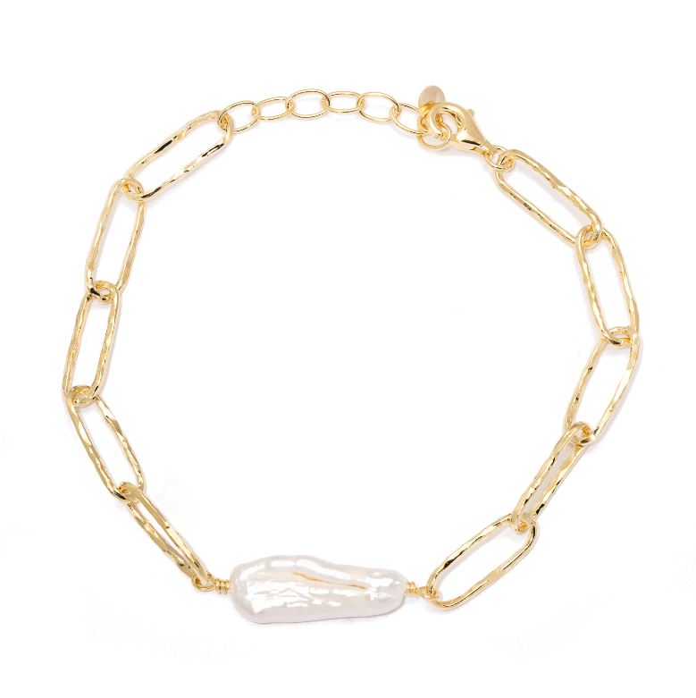Jamie Pearl Bracelet Jewellery Gammies GP Sil 