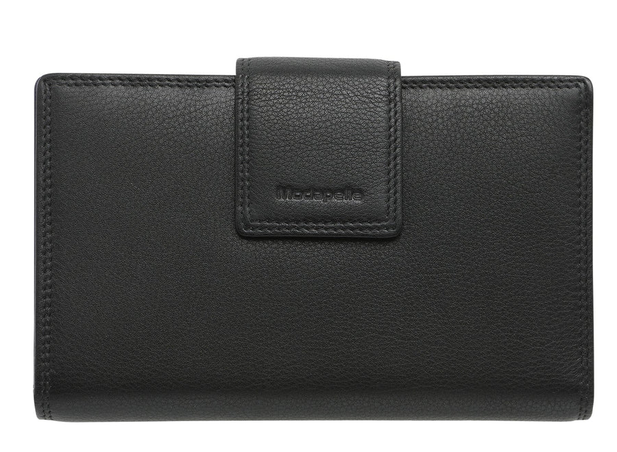 Joan Leather Wallet Wallet Modapelle Black | Multi 