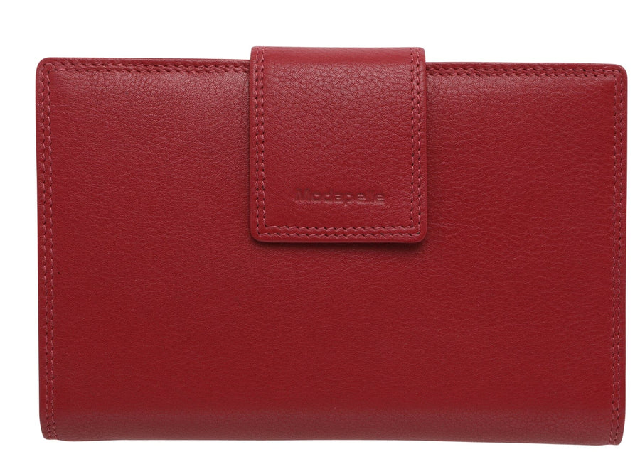 Joan Leather Wallet Wallet Modapelle Red | Multi 