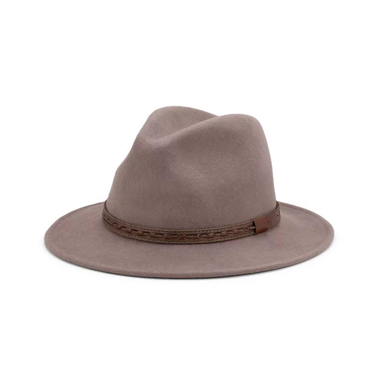 Johnny Crushable Wool Felt Safari Hat Hat Avenel Mocha Cream S 