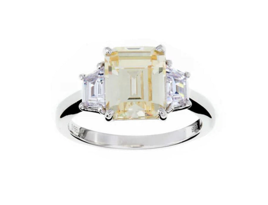 Josephine Yellow CZ Ring Sybella CZ SIL 