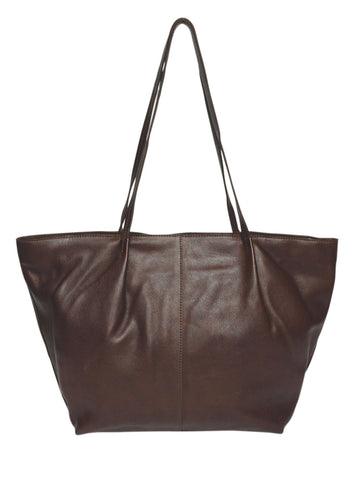 'Just A Moment' Leather Handbag Handbags, Wallets & Cases Modapelle Brown 