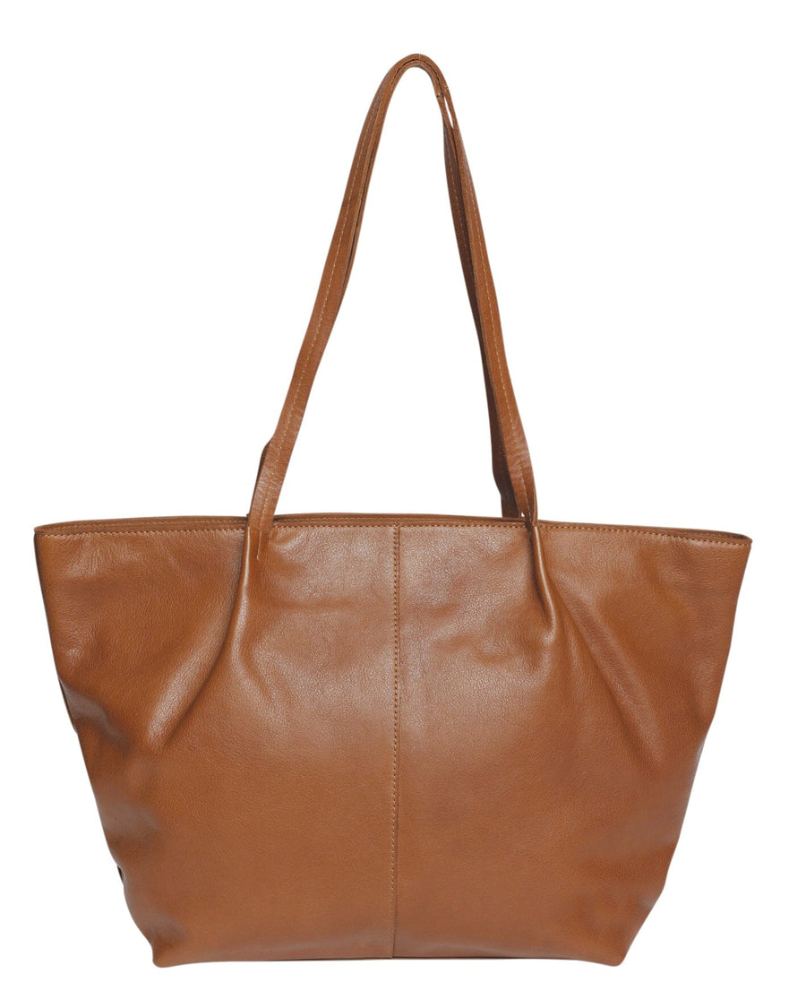 'Just A Moment' Leather Handbag Handbags, Wallets & Cases Modapelle Tan 