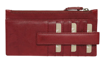 'Just A Snap' Leather Wallet Handbags, Wallets & Cases Modapelle Burgundy 
