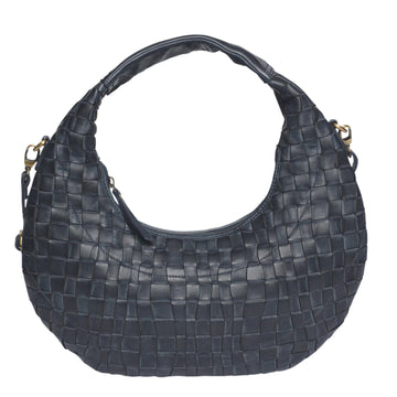 'Just Enough' Leather Handbag Handbags, Wallets & Cases Modapelle Navy 