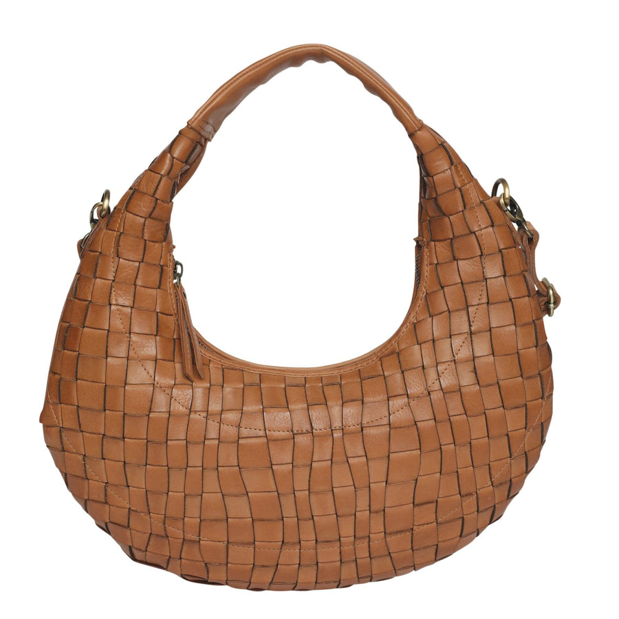 'Just Enough' Leather Handbag Handbags, Wallets & Cases Modapelle Tan 