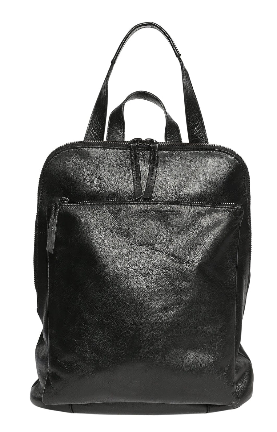 Keaton Leather Backpack Handbag Modapelle Black 