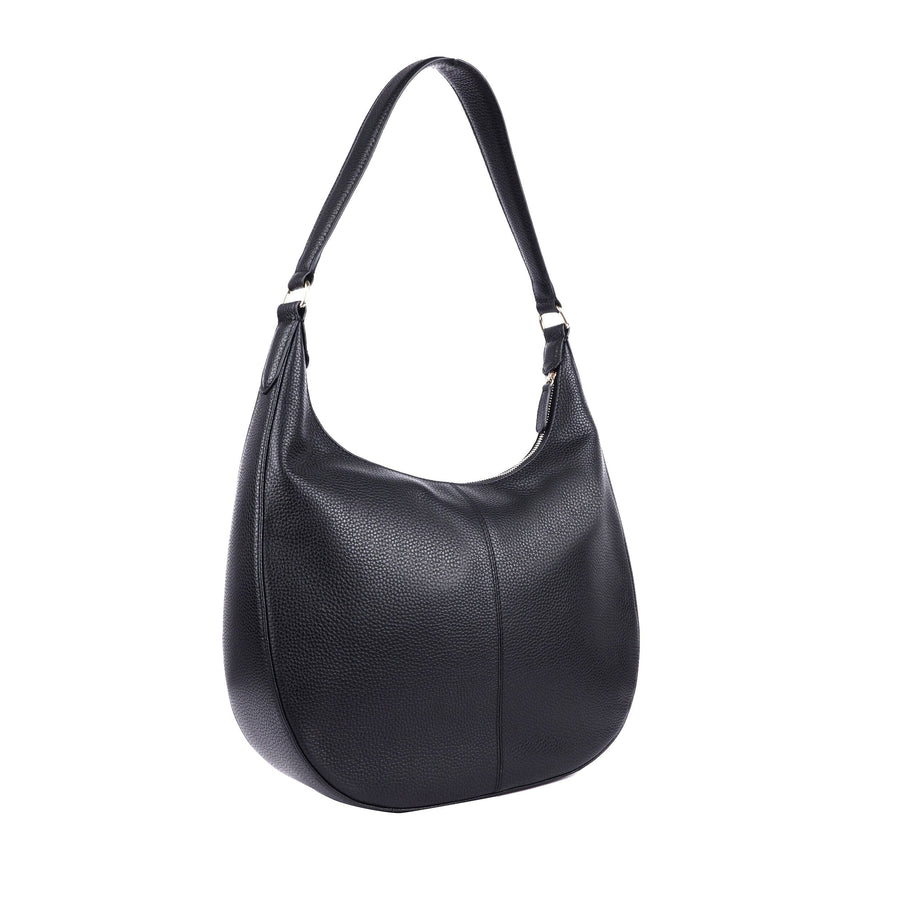 Kiama Leather Shoulder Bag Bag Oran Black 