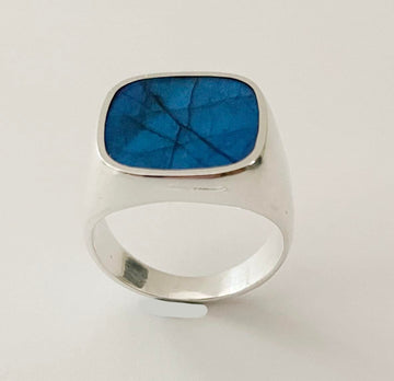 Labradorite Signet Silver Ring Men's Jewellery Teddy Sinclair 