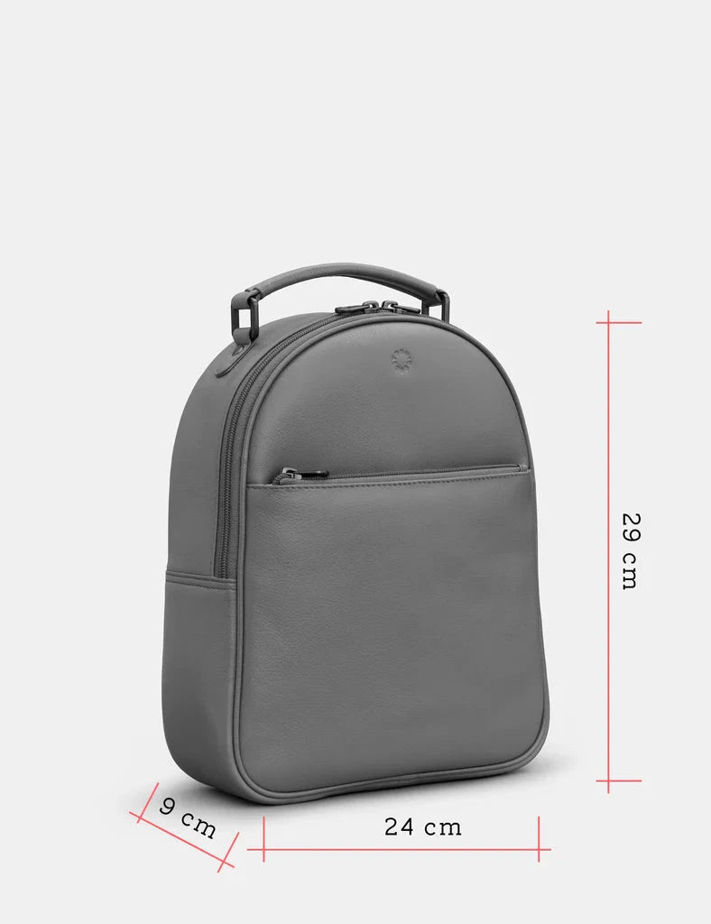 Leather Appliqué Backpack Handbag World Collection 