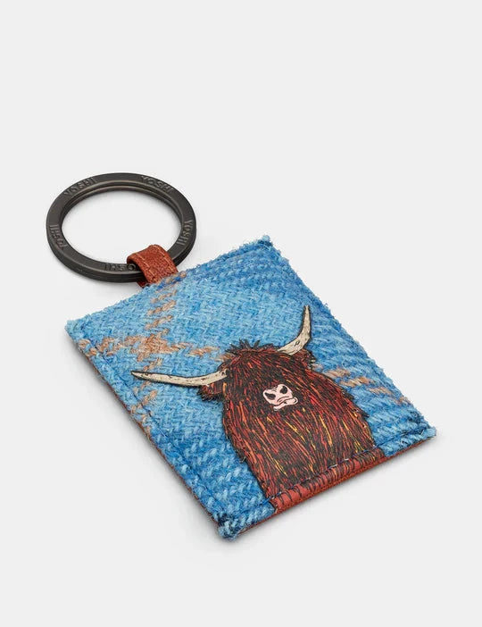 Leather Appliqué Keyring Coin Purse World Collection 