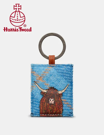 Leather Appliqué Keyring Coin Purse World Collection 