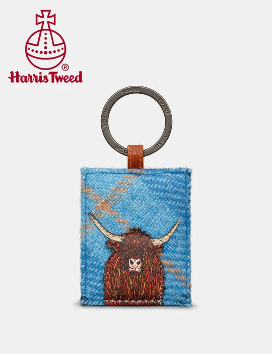 Leather Appliqué Keyring Coin Purse World Collection 