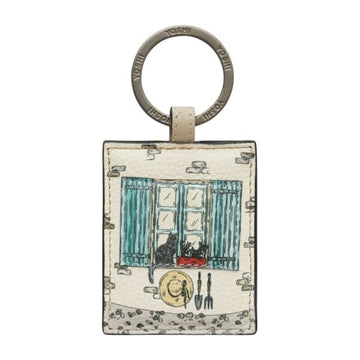 Leather Appliqué Keyring Coin Purse World Collection 