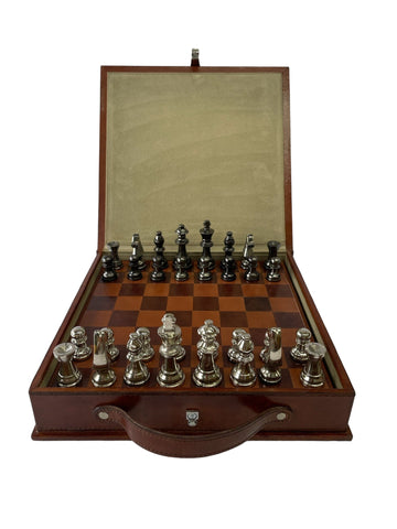 Leather Chess Set Games Kundra 