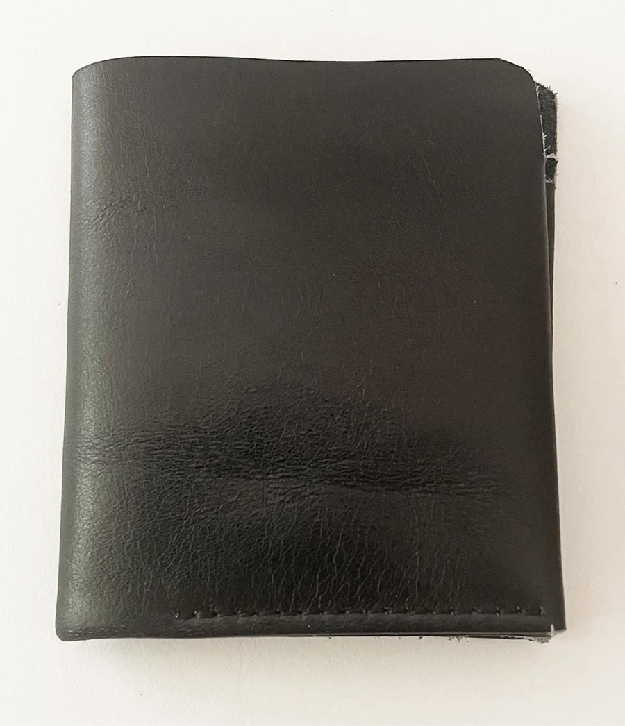 Leather Handcrafted Soft Flat Wallet Men's Jewellery Makers & Providers Black 