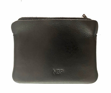 Leather Handcrafted Zip Wallet Men's Jewellery Makers & Providers Black 