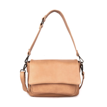 Leigh Leather Shoulder | Crossbody Bag Handbag Oran Sand 