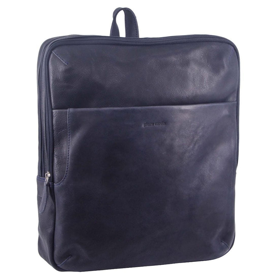 Leighland Leather Backpack Handbags Milleni Midnight Blue 